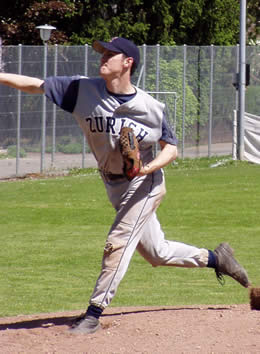 <a href="http://www.challengers.ch/playerprofile/landis-thomas/?liga=NLA" title="See Player Profile for Thomas Landis">Thomas Landis</a> collected the first win of the season and his 75th of his career by tossing five strong innings.