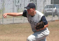 NLA-rookie Oli Labhart pitched 4 2-3 innings and had to settle with a no-decision.