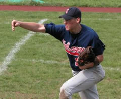 Labhart pitched a fine game, allowing only two earned runs in a complete-game six-hitter.