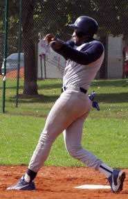 Triple crown leader <a href="http://www.challengers.ch/playerprofile/marchant-manny/?liga=NLA" title="See Player Profile for Manny Marchant">Manny Marchant</a> got a hit in his final at-bat, finishing the game with a 1-for-4 performance.