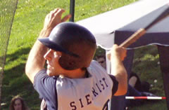 Tobias Siegrist had just one hit in four at-bats.