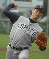 Roger Brunner led an excellent pitching staff in difficult weather conditions.