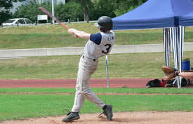 Landis went 2-for-4 at the plate and also scored three times.